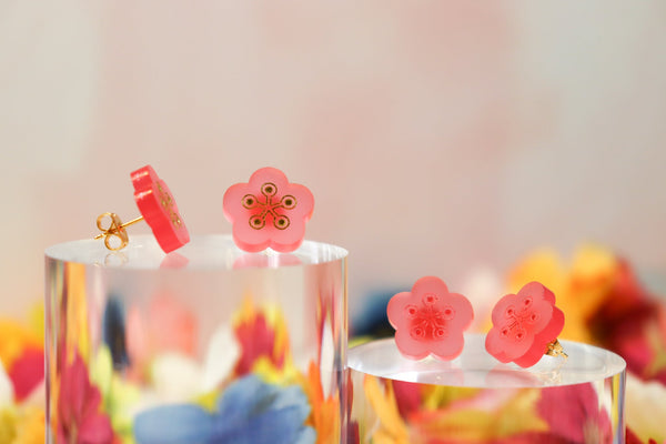 Cherry Blossom Studs - Earrings (Making Magitek)