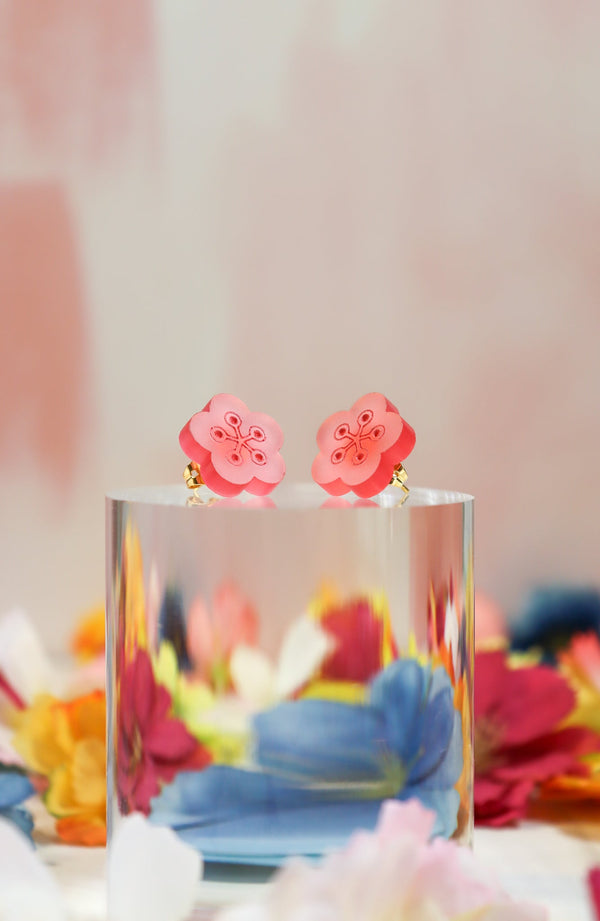 Cherry Blossom Studs - Earrings (Making Magitek)