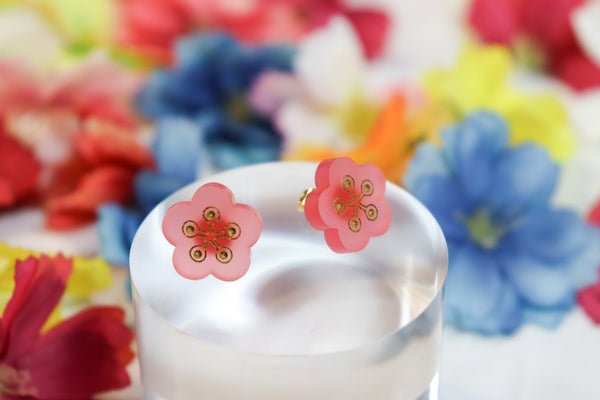 Cherry Blossom Studs - Earrings (Making Magitek)