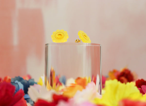 Sunflower Studs - Earrings (Making Magitek)