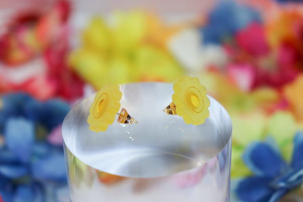 Sunflower Studs - Earrings (Making Magitek)