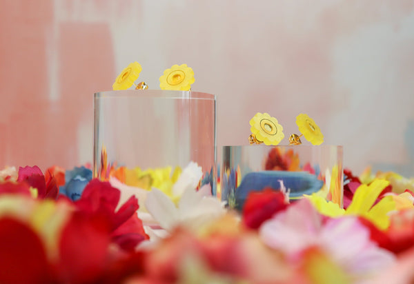 Sunflower Studs - Earrings (Making Magitek)